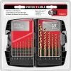 Best Pirce 🥰 PORTER-CABLE Twist Drill Bits 14-Piece Assorted x Set Gold Ferrous 🧥 Coated Hss Twist Drill Bit Set 🧨