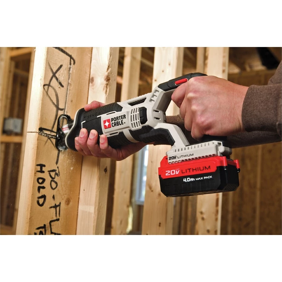 Budget π PORTER-CABLE Reciprocating Saws 20-volt Max Variable Speed Cordless Reciprocating Saw (Tool Only) π - Image 4