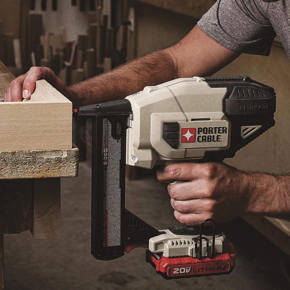 Outlet π PORTER-CABLE Nailers 18-Gauge 20-Volt Max Cordless Narrow Crown Stapler Nailer π€© - Image 8