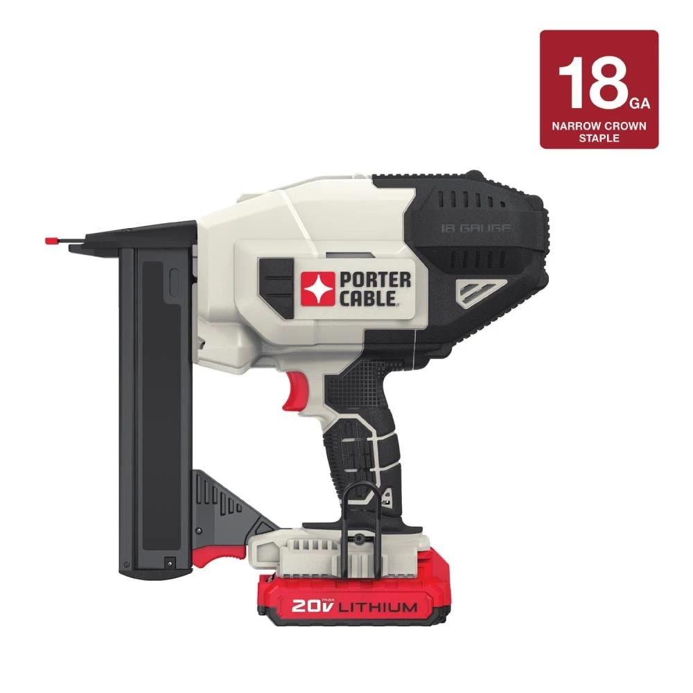 Outlet π PORTER-CABLE Nailers 18-Gauge 20-Volt Max Cordless Narrow Crown Stapler Nailer π€©