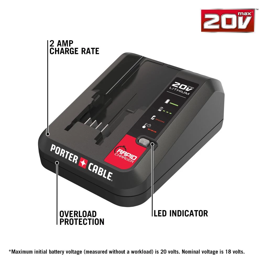 Cheap π PORTER-CABLE Power Tool Batteries & Chargers 20-Volt Max Power Tool Battery Charger π€© - Image 2