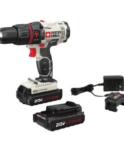 Cheapest β€οΈ PORTER-CABLE π¨ Hammer Drills 1/2-in 20-volt Max Variable Speed Cordless π¨ Hammer Drill (2-Batteries Included) π
