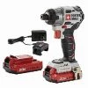 Best deal ❤️ PORTER-CABLE Impact Drivers 20-volt Max 1/4-in Variable Speed Brushless Cordless Impact Driver (2-Batteries Included) ⌛