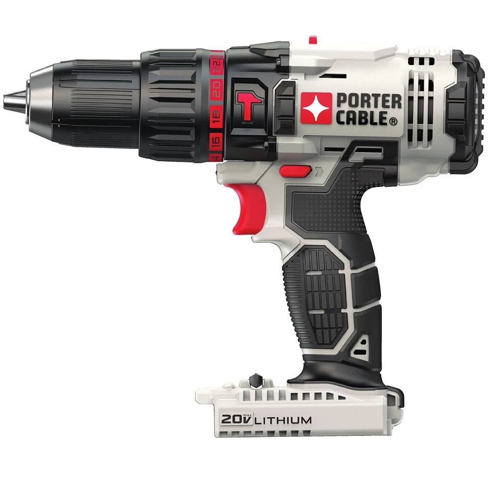 Cheapest β€οΈ PORTER-CABLE π¨ Hammer Drills 1/2-in 20-volt Max Variable Speed Cordless π¨ Hammer Drill (2-Batteries Included) π - Image 3