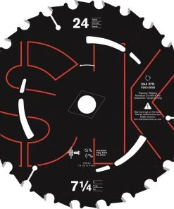 Promo π SKIL Circular Saw Blades 7-1/4-in 24-Tooth Carbide Circular Saw Blade π