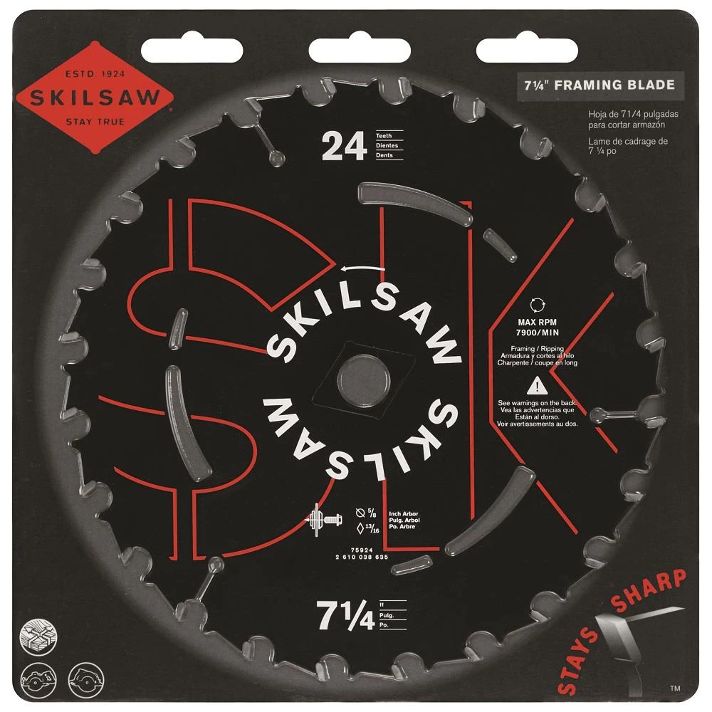 Promo π SKIL Circular Saw Blades 7-1/4-in 24-Tooth Carbide Circular Saw Blade π - Image 2