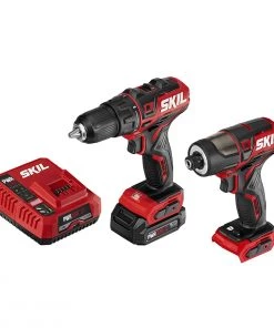 Flash Sale π SKIL Power Tool Combo Kits PWR CORE 12 2-Tool 12-Volt Brushless Power Tool Combo Kit Case (1-Battery Included and Charger Included) β¨
