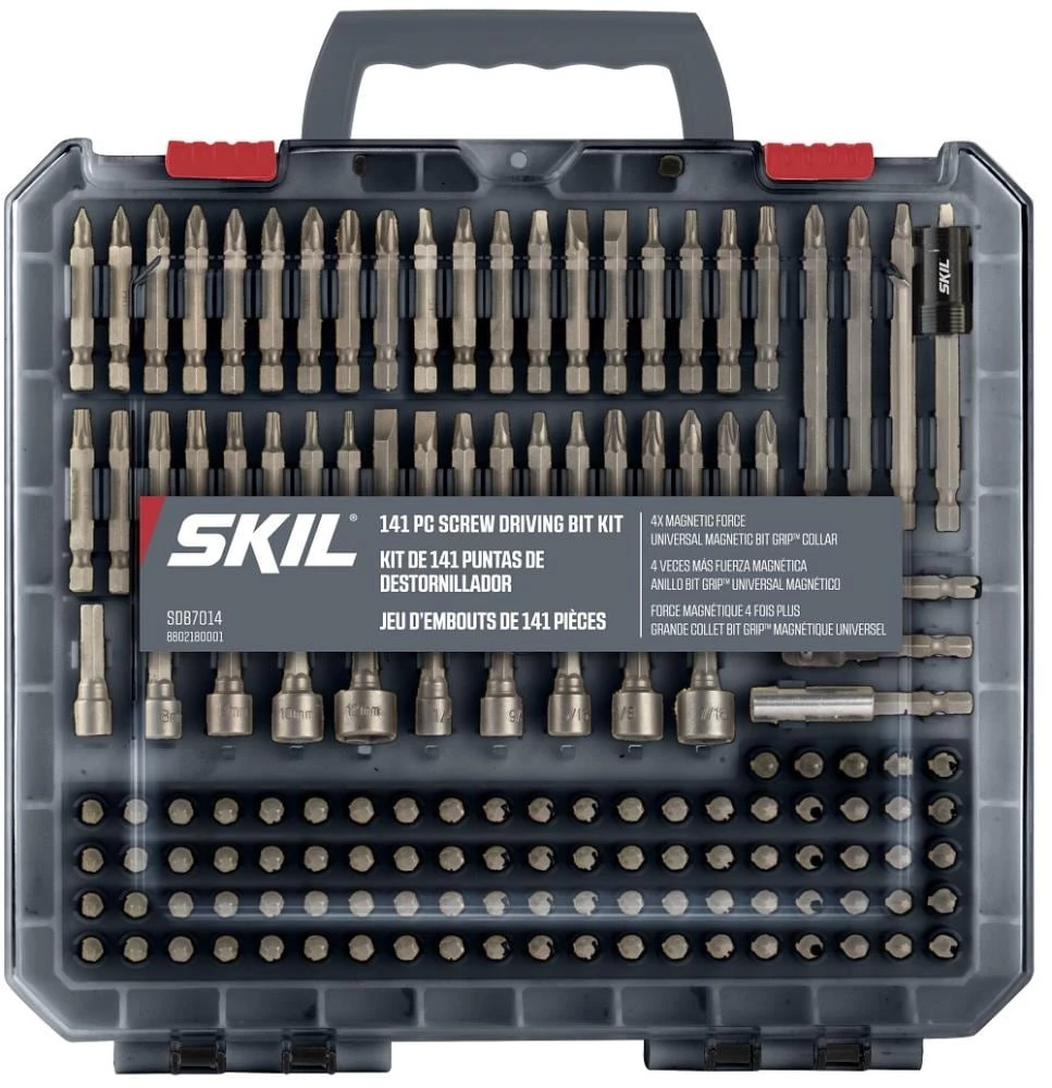 Deals π SKIL Screwdriver Bits Set Steel set Screwdriver Bit Set Screwdriver (141-Piece) π
