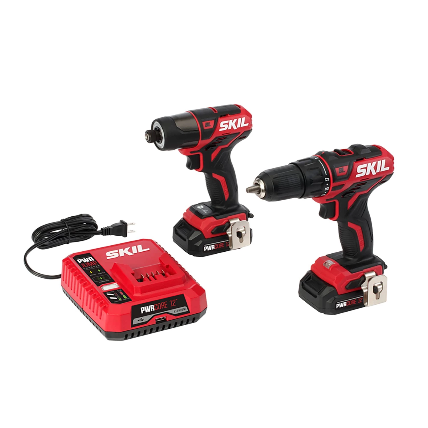 Best Sale β SKIL Power Tool Combo Kits PWR CORE 12 2-Tool 12-Volt Brushless Power Tool Combo Kit Case (2-Batteries Included and Charger Included) β€οΈ