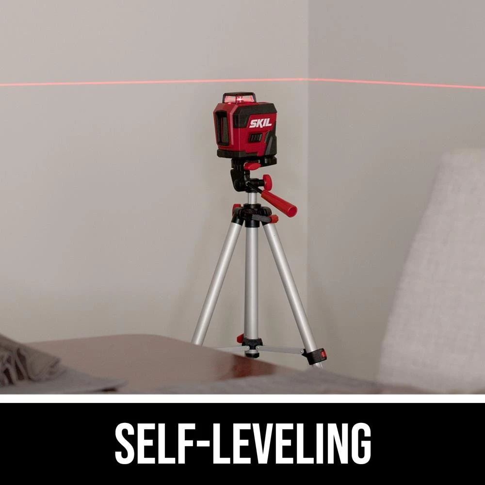 Deals π₯ SKIL Laser Levels 65-ft Red Beam Self-Leveling Cross-Line 360 Laser Level Kit with Plumb Points and Level with Soft Case π - Image 3