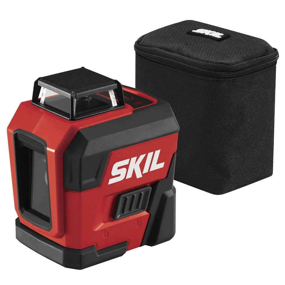 Deals π₯ SKIL Laser Levels 65-ft Red Beam Self-Leveling Cross-Line 360 Laser Level Kit with Plumb Points and Level with Soft Case π