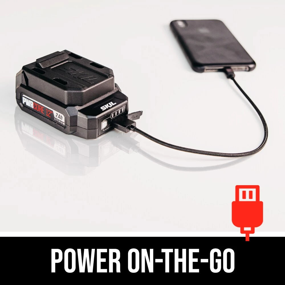 Best Sale β SKIL Power Tool Combo Kits PWR CORE 12 2-Tool 12-Volt Brushless Power Tool Combo Kit Case (2-Batteries Included and Charger Included) β€οΈ - Image 5