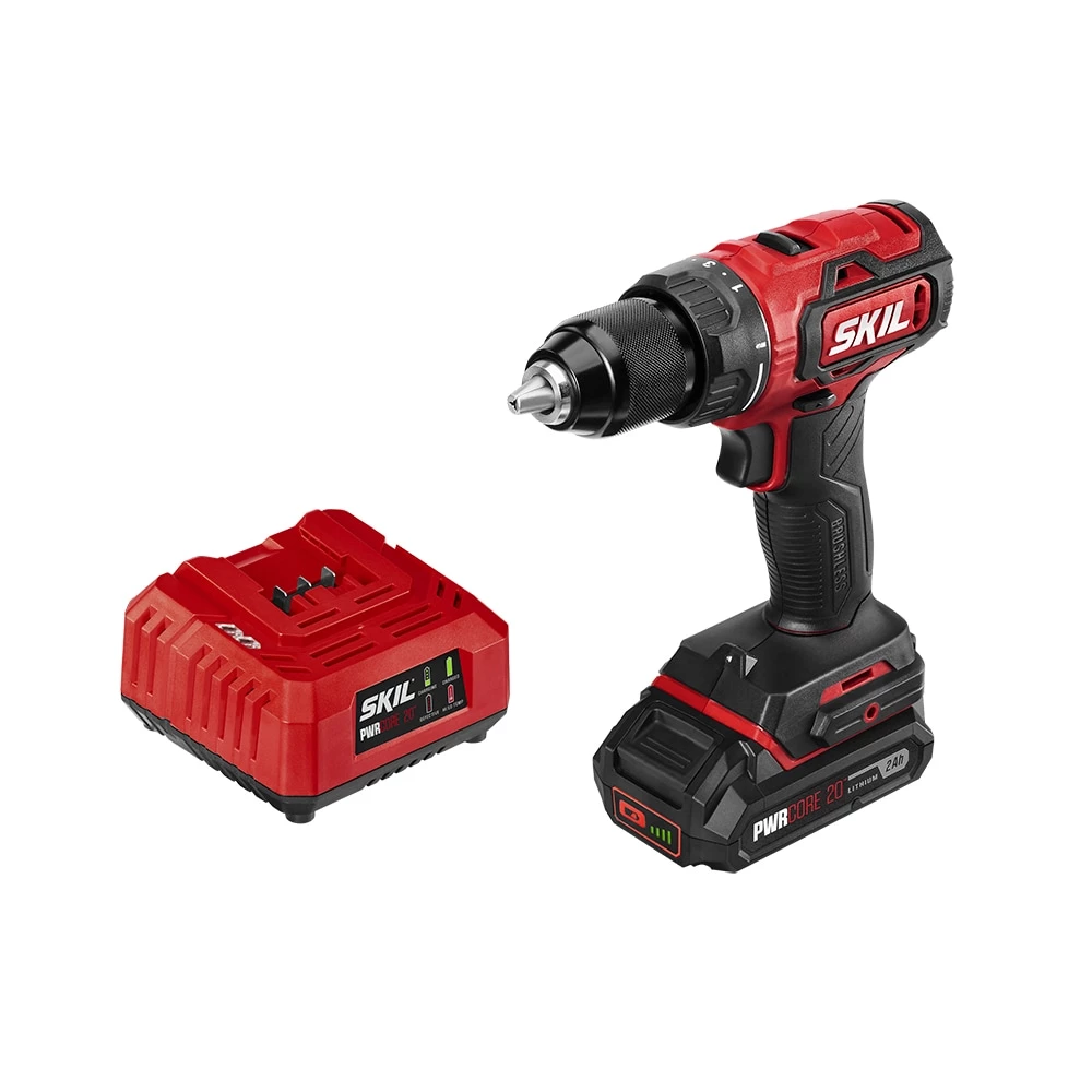 Coupon 𧨠SKIL Drills PWR CORE 20-volt 1/2-in Brushless Cordless Drill (1-Battery Included and Charger Included) β