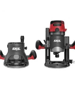 Best Pirce 🌟 SKIL Routers 1/4-in and 1/2-in 14-Amp 2-HP Variable Speed Combo Fixed/Plunge Corded Router (Tool Only) 🛒