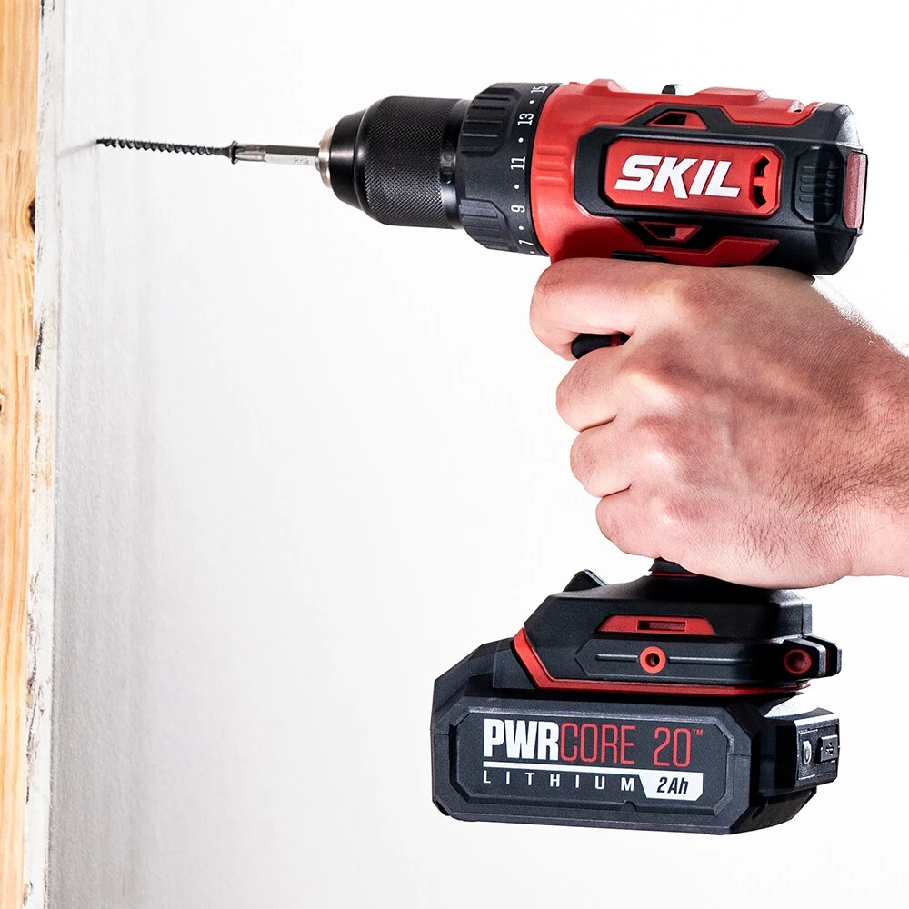 Outlet π SKIL Power Tool Combo Kits PWR CORE 20 2-Tool 20-Volt Brushless Power Tool Combo Kit Case (1-Battery Included and Charger Included) π - Image 9