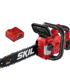 Best deal π SKIL Cordless Electric Chainsaws PWR CORE 20-volt 12-in Brushless Cordless Electric Chainsaw 4 Ah (Battery and Charger Included) β¨