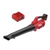 Outlet 🌟 SKIL Cordless Electric Leaf Blowers PWR CORE 20-volt 400-CFM Brushless Handheld Cordless Electric Leaf Blower 4 Ah (Battery & Charger Included) 🤩