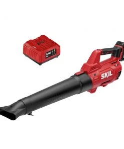Outlet π SKIL Cordless Electric Leaf Blowers PWR CORE 20-volt 400-CFM Brushless Handheld Cordless Electric Leaf Blower 4 Ah (Battery & Charger Included) π€©