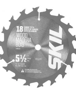 Deals 😍 SKIL Circular Saw Blades Construction 5-1/2-in 18-Tooth Tungsten Carbide-tipped Steel Circular Saw Blade 😉