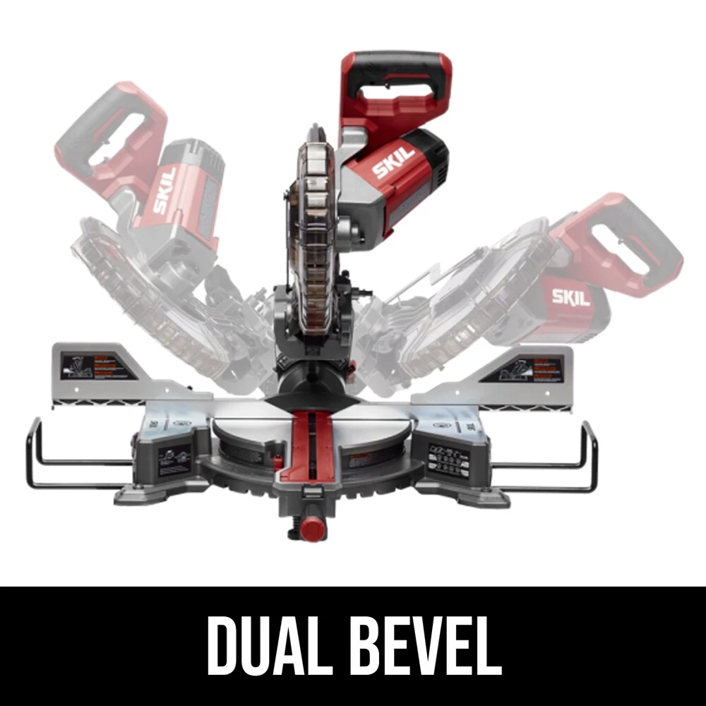 Flash Sale π SKIL Miter Saws 10-in 15 Amps Dual Bevel Sliding Compound Corded Miter Saw π - Image 3