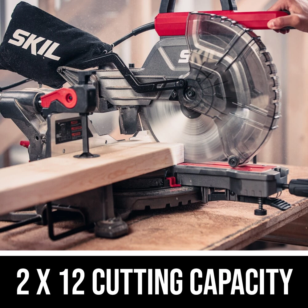 Flash Sale π SKIL Miter Saws 10-in 15 Amps Dual Bevel Sliding Compound Corded Miter Saw π - Image 5
