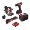 Brand new 🤩 SKIL Power Tool Combo Kits PWR CORE 20 4-Tool 20-Volt Brushless Power Tool Combo Kit Case (2-Batteries Included and Charger Included) ⭐