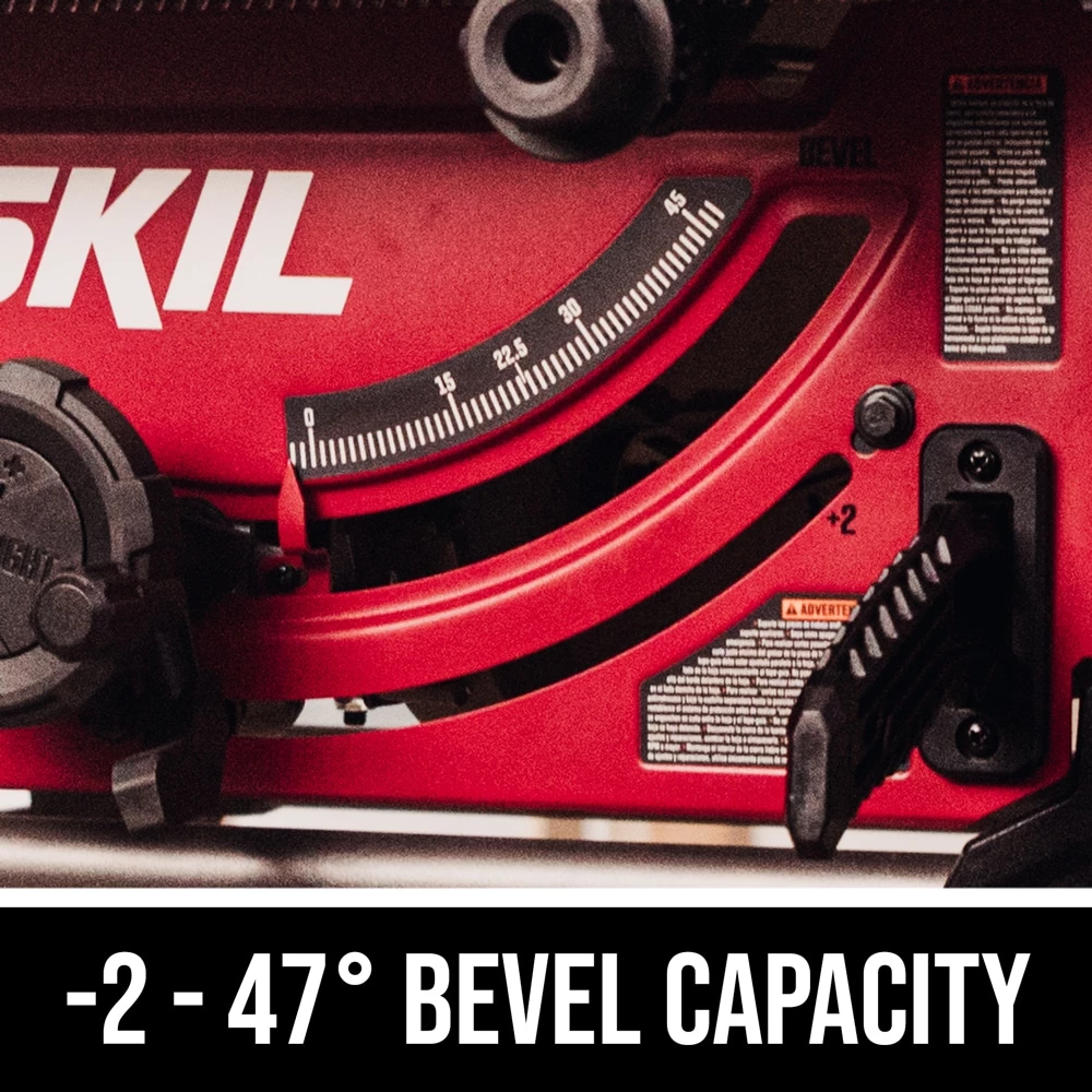 Flash Sale π SKIL Table Saws 10-in Carbide-Tipped Blade 15-Amp Portable Corded Table Saw β - Image 6