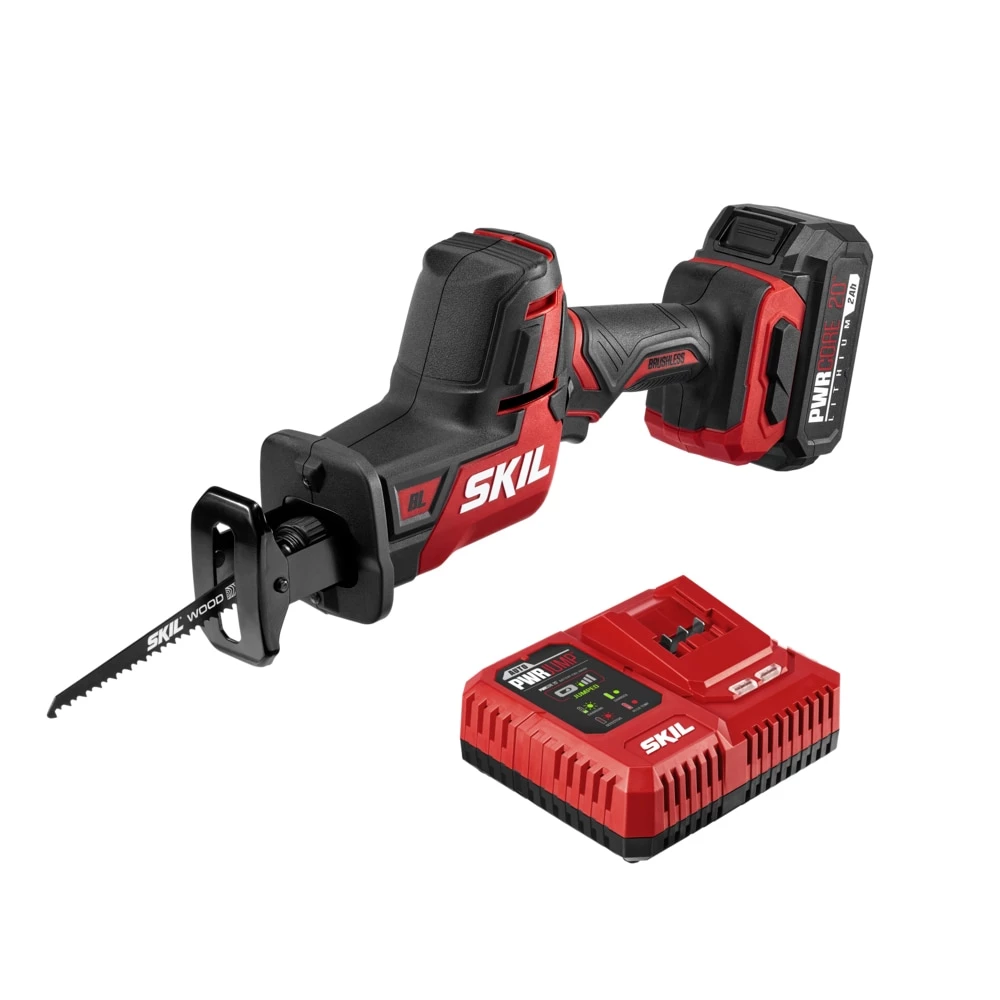 Coupon ๐ SKIL Reciprocating Saws PWR CORE 20-volt Variable Speed Brushless Cordless Reciprocating Saw (Charger Included and Battery Included) ๐