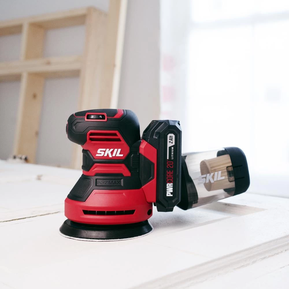 Deals βοΈ SKIL Power Sanders PWR CORE 20-Volt Cordless Variable Speed Random Orbital Sander with Dust Management (Battery Included) βοΈ - Image 2