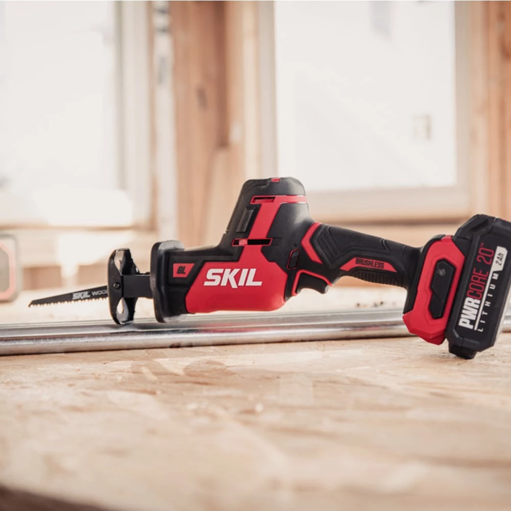 Coupon ๐ SKIL Reciprocating Saws PWR CORE 20-volt Variable Speed Brushless Cordless Reciprocating Saw (Charger Included and Battery Included) ๐ - Image 2