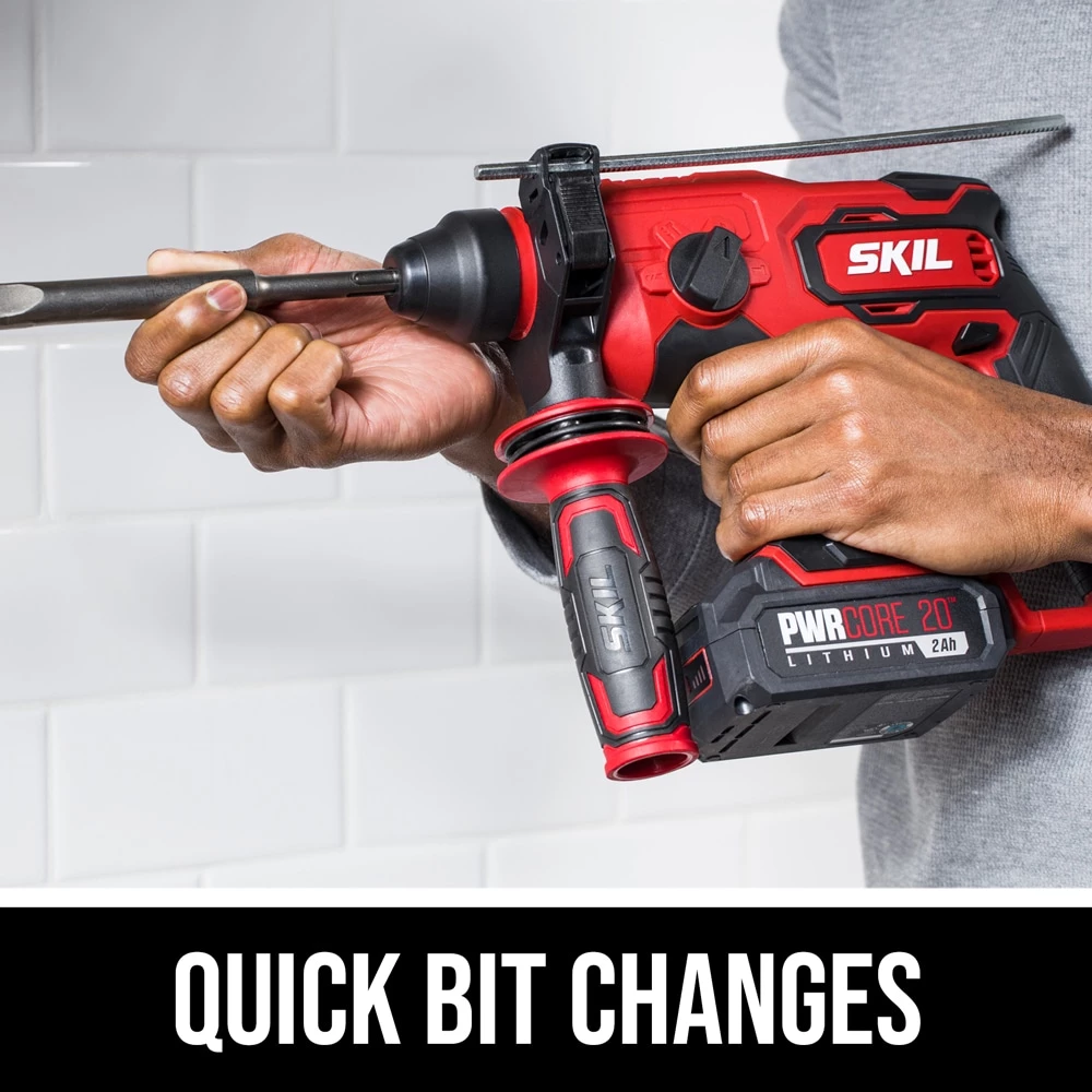 Budget π₯° SKIL Rotary π¨ Hammer Drills PWR CORE 20 20-Volt SDS-Plus Variable Speed Cordless Rotary π¨ Hammer Drill (1-Batteries Included) π - Image 8