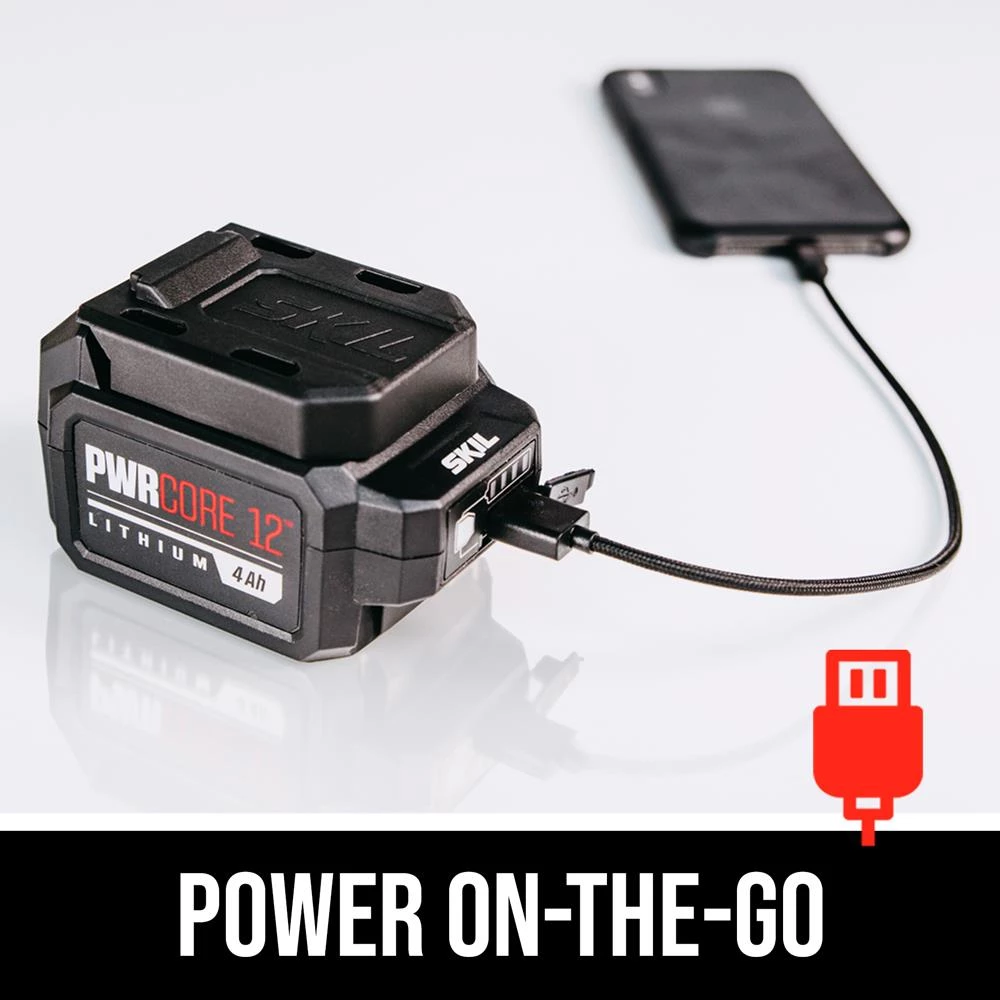 Best Sale β SKIL Power Tool Combo Kits PWR CORE 12 4-Tool 12-Volt Brushless Power Tool Combo Kit Case (2-Batteries Included and Charger Included) π - Image 3