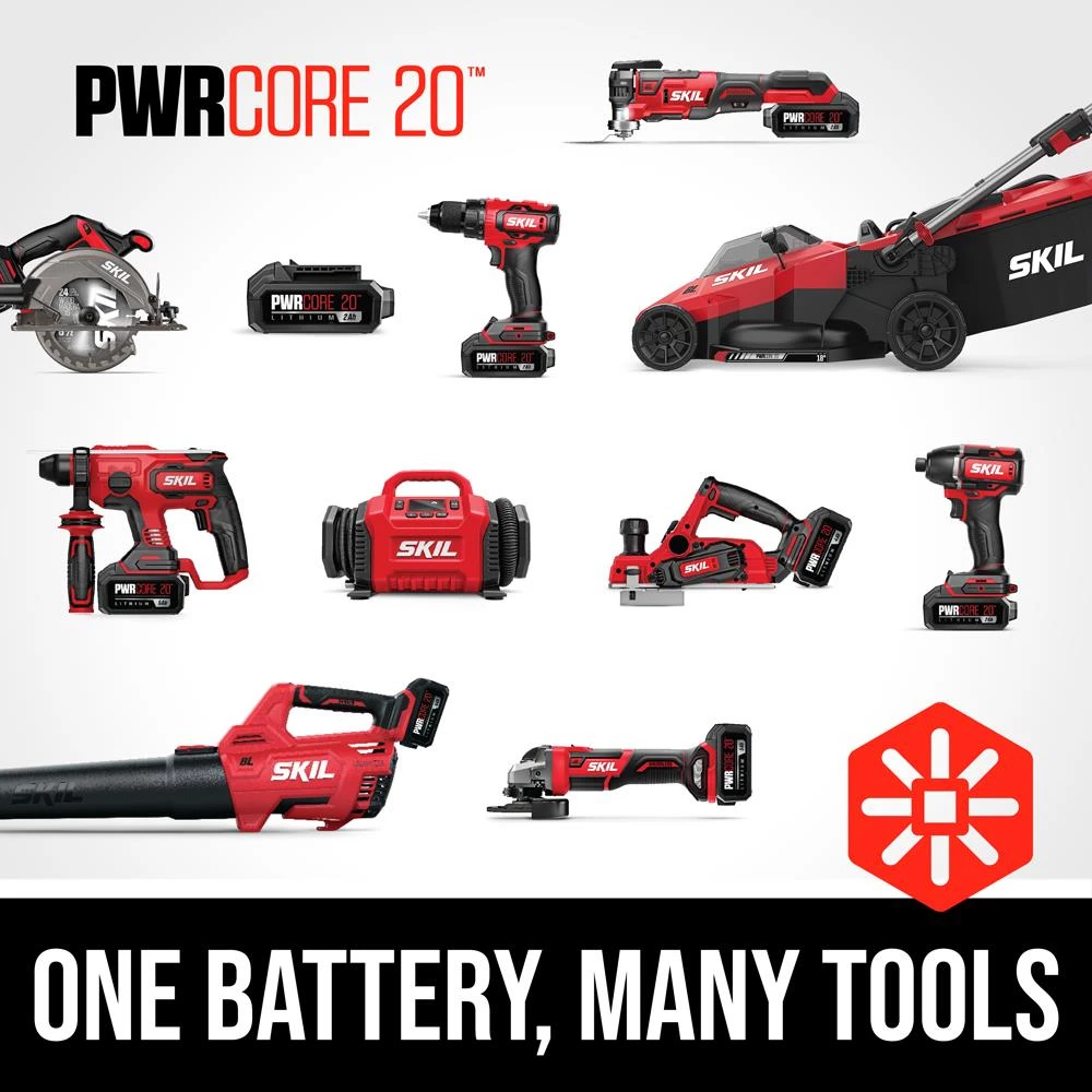 Best Pirce π SKIL π¨ Hammer Drills PWR CORE 1/2-in 20-volt Variable Speed Cordless π¨ Hammer Drill (1-Battery Included) π - Image 5