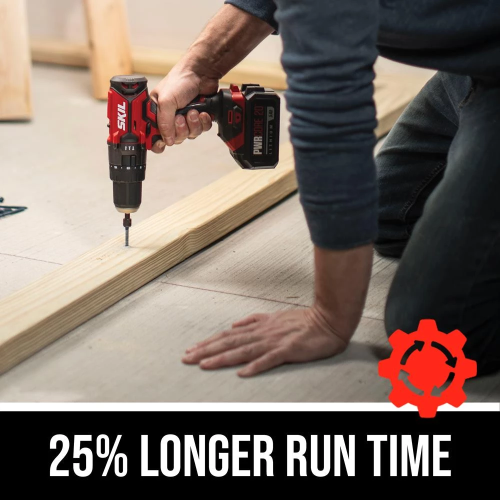 Best Pirce π SKIL π¨ Hammer Drills PWR CORE 1/2-in 20-volt Variable Speed Cordless π¨ Hammer Drill (1-Battery Included) π - Image 2