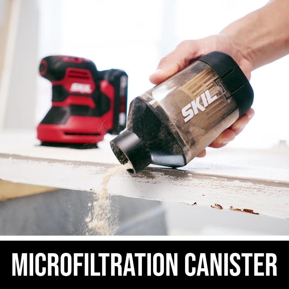 Deals βοΈ SKIL Power Sanders PWR CORE 20-Volt Cordless Variable Speed Random Orbital Sander with Dust Management (Battery Included) βοΈ - Image 6