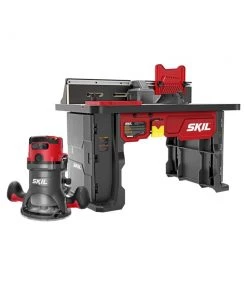 Best deal 😉 SKIL Routers 1/4-in and 1/2-in 10-Amp 1.75-HP Variable Speed Fixed Corded Router Table and (Tool Only) 💯