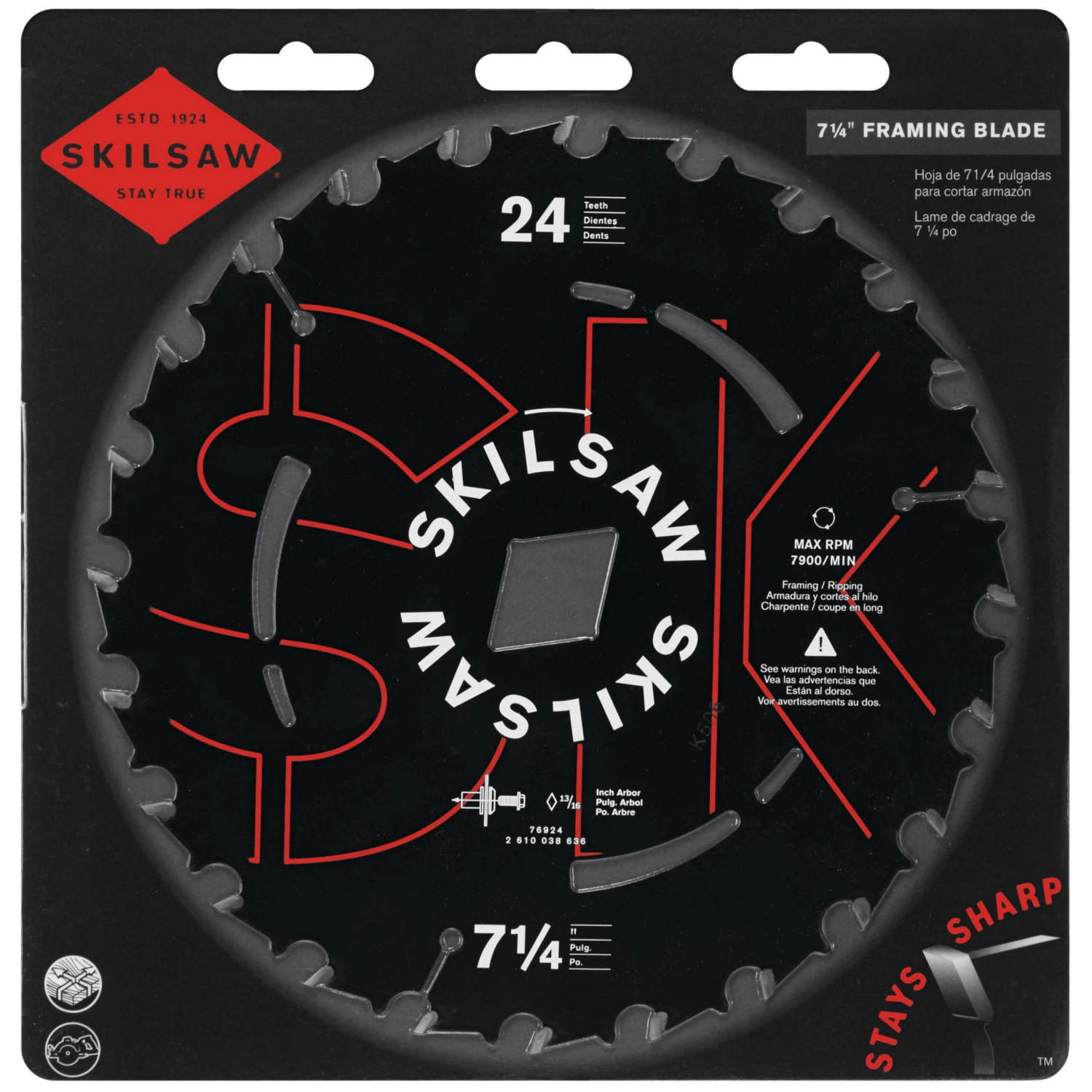 Best Pirce π― SKIL Circular Saw Blades 7-1/4-in 24-Tooth Worm Drive Circ Saw Blade π - Image 2