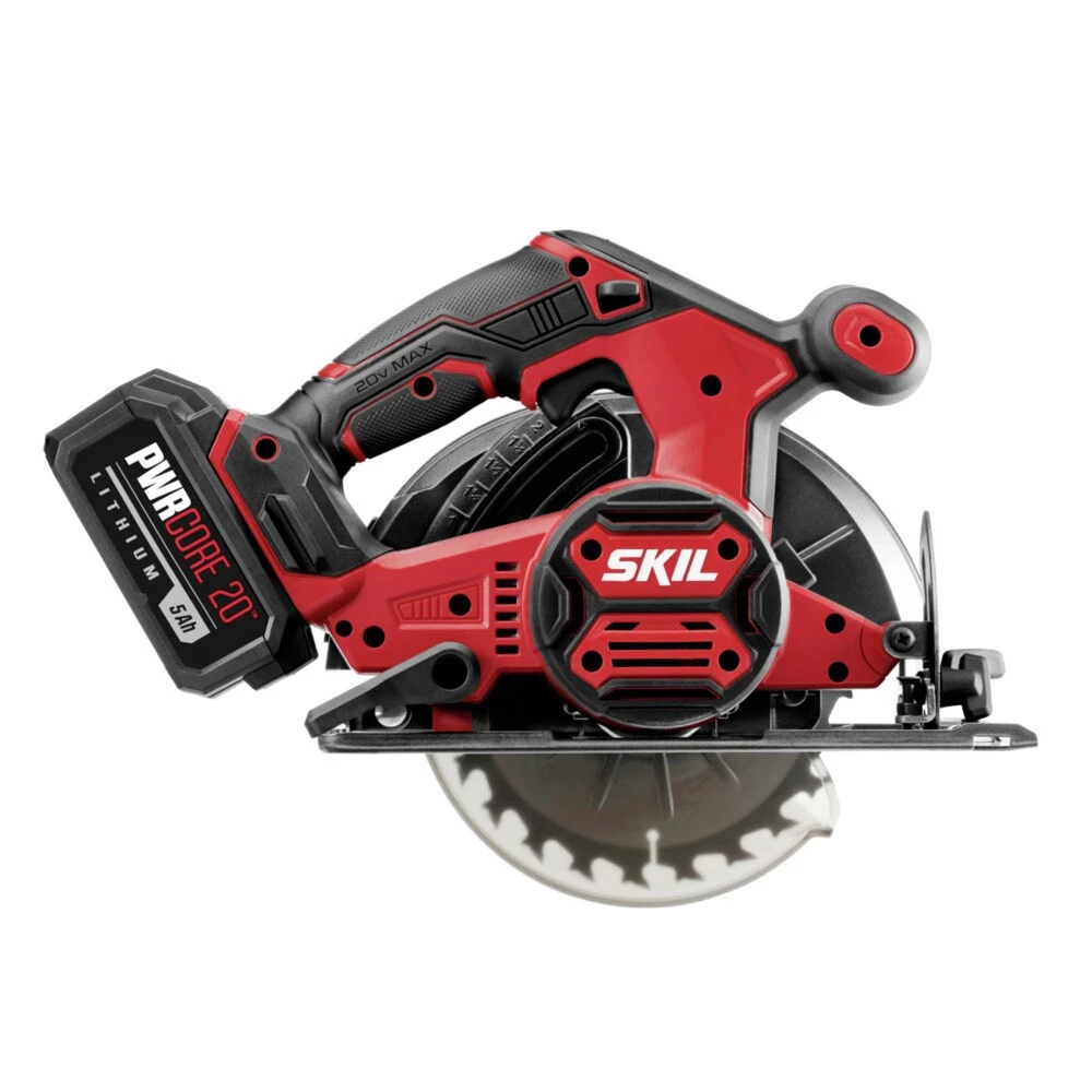 Best Sale π SKIL Circular Saws PWR CORE 20-volt 6-1/2-in Cordless Circular Saw Kit Circular Saw (1-Batteries Charger Included) 𧨠- Image 7