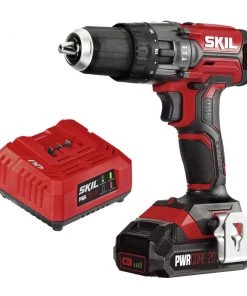 New 💯 SKIL 🔨 Hammer Drills PWR CORE 1/2-in 20-volt Variable Speed Cordless 🔨 Hammer Drill (1-Battery Included) ⭐